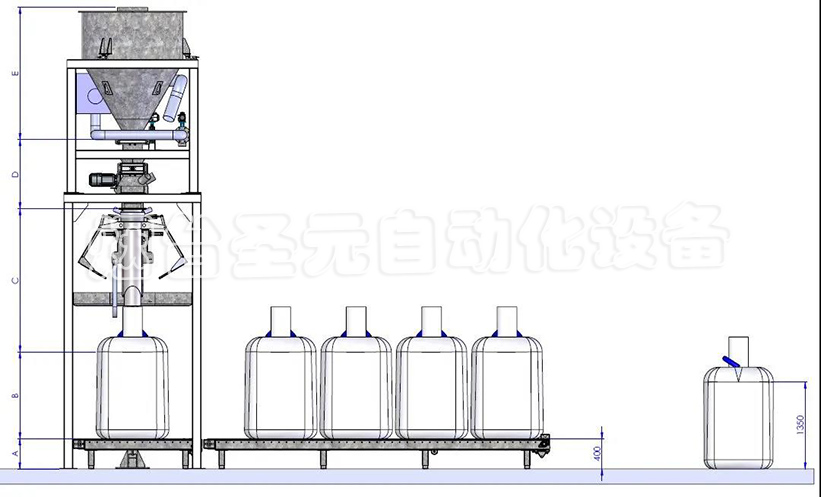 全自動噸袋包裝機圖1